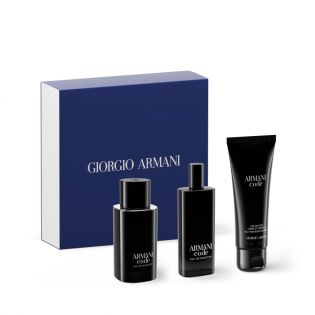 ARMANI CODE EAU DE TOILETTE TRIO CONJUNTO DE PRESENTE DE VERÃO