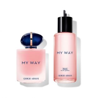 MY WAY FLORAL 90ML E CONJUNTO RECARREGÁVEL