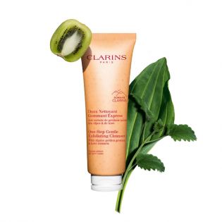 Limpador esfoliante suave em uma etapa