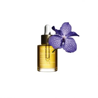 Óleo de tratamento facial de orquídea azul