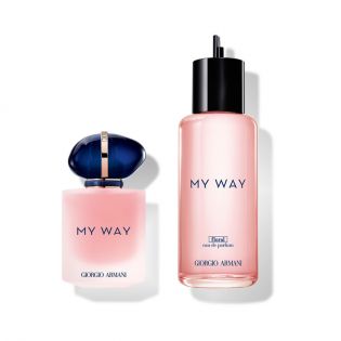 MY WAY FLORAL 50ML E CONJUNTO RECARREGÁVEL