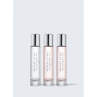 Lindo conjunto de fragrâncias em spray de viagem Magnólia