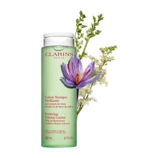 Loção facial tonificante purificante para pele oleosa