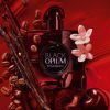 BLACK OPIUM EAU DE PARFUM SOBRE VERMELHO