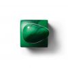 VERT MALACHITE FLORAL FLORES BRANCAS <br class=