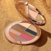 Paleta Bronze Goddess Flora Verde para olhos e bochechas